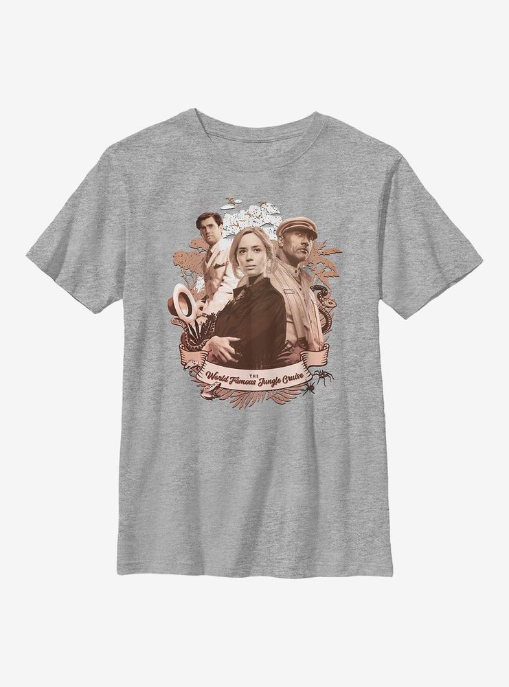 Disney Jungle Cruise World Famous Trio Youth T-Shirt