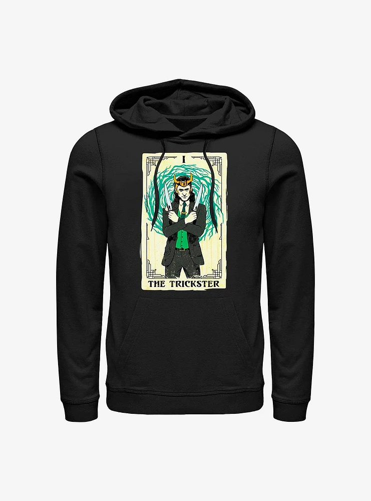 Marvel Loki Trickster Tarot Card Hoodie