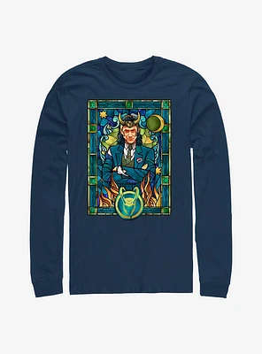 Marvel Loki Stained Glass Long-Sleeve T-Shirt