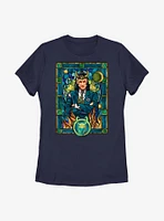 Marvel Loki Stained Glass Womens T-Shirt