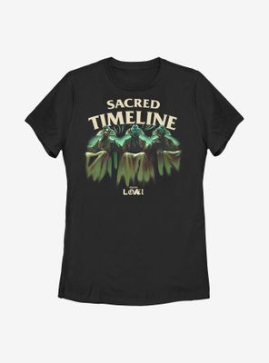Marvel Loki Time-Keepers Sacred Timeline Womens T-Shirt