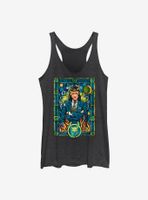 Marvel Loki Stained Glass Womens Tank Top
