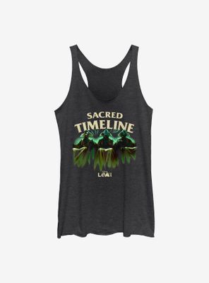 Marvel Loki Time-Keepers Sacred Timeline Womens Tank Top