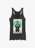 Marvel Loki Trickster Tarot Card Womens Tank Top