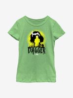 Marvel Loki Love Is A Dagger Silhouettes Youth Girls T-Shirt