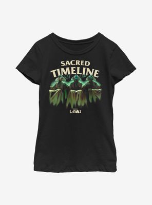 Marvel Loki Time-Keepers Sacred Timeline Youth Girls T-Shirt