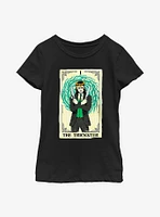 Marvel Loki Trickster Tarot Card Youth Girls T-Shirt