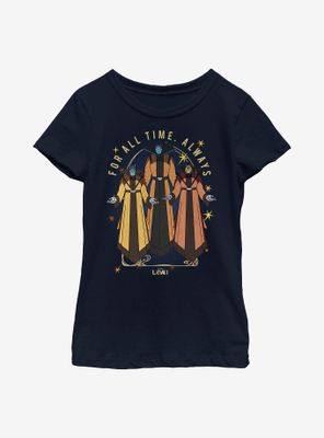 Marvel Loki Time-Keepers For All Time Always Youth Girls T-Shirt