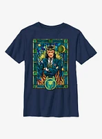 Marvel Loki Stained Glass Youth T-Shirt