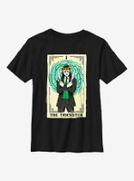 Marvel Loki Trickster Tarot Card Youth T-Shirt