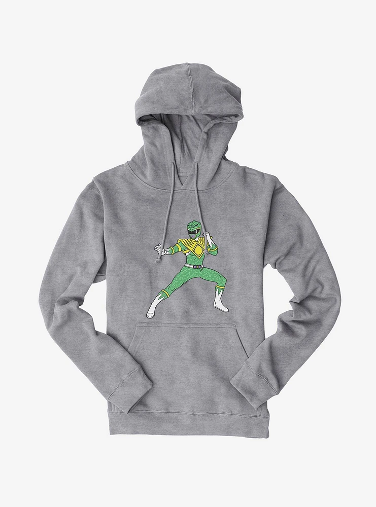 Mighty Morphin Power Rangers Green Ranger Action Move Hoodie