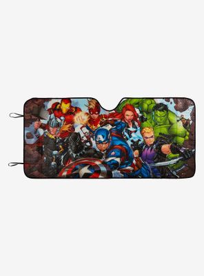 Marvel The Avengers Group Portrait Sunshade - BoxLunch Exclusive