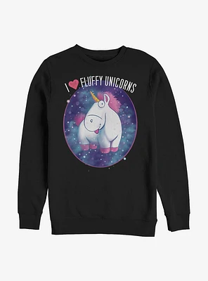 Minions Fluffy Unicorns Crew Sweatshirt