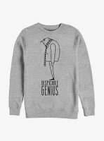 Minions Not So Evil Genius Crew Sweatshirt