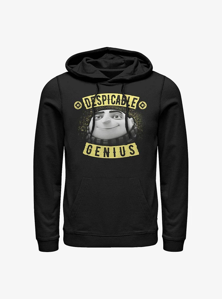 Minions Gru Genius Banner Hoodie