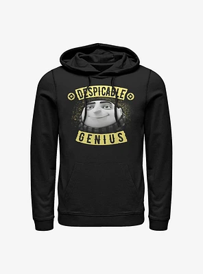 Minions Gru Genius Banner Hoodie