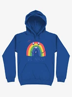 Rainbow Knife Be Nice 2.0 Royal Blue Hoodie