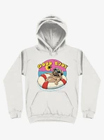 Ocean Pug Good Buoy! White Hoodie