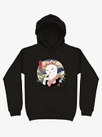 Cat Neko Geisha Black Hoodie