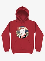 Cat Neko Geisha Red Hoodie