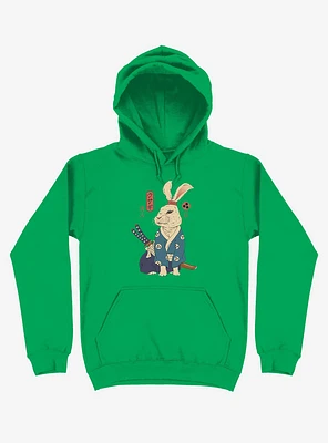 Rabbit Ronin Usagi Kelly Green Hoodie