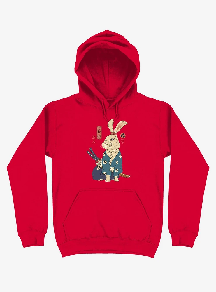 Rabbit Ronin Usagi Red Hoodie