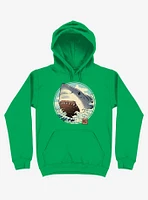 Shark Attack! Kelly Green Hoodie