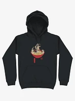 Fish Ramen Black Hoodie