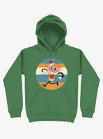 Happy Within Light Bulb Kelly Green Hoodie
