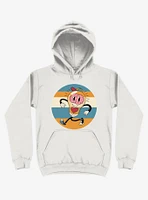 Happy Within Light Bulb White Hoodie