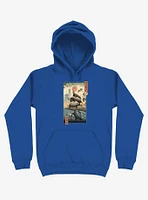 Turtle Stream Kame Ukiyo-e Royal Blue Hoodie