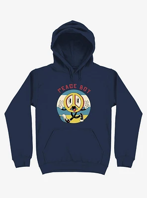 Peace Maker Boy Navy Blue Hoodie