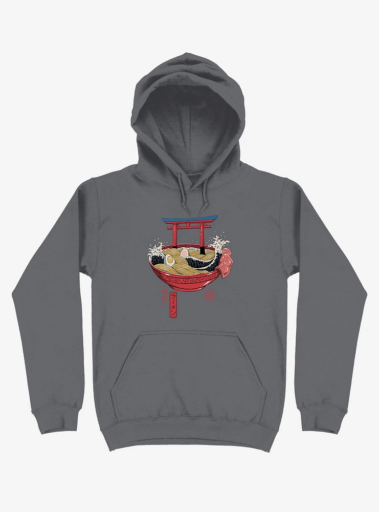 Sacred Ramen Ocean Asphalt Grey Hoodie