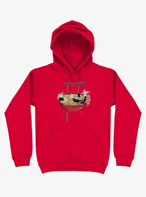 Sacred Ramen Ocean Red Hoodie