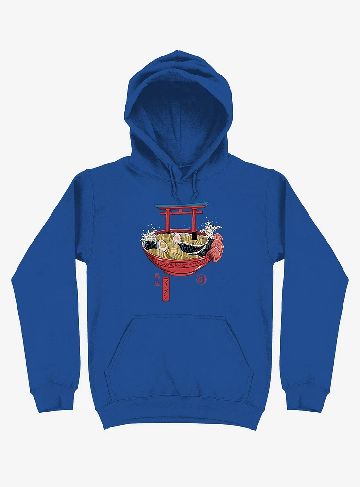 Sacred Ramen Ocean Royal Blue Hoodie