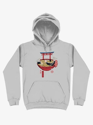 Sacred Ramen Ocean Silver Hoodie