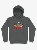 Japanese Ramen Asphalt Grey Hoodie