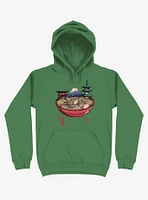 Japanese Ramen Kelly Green Hoodie