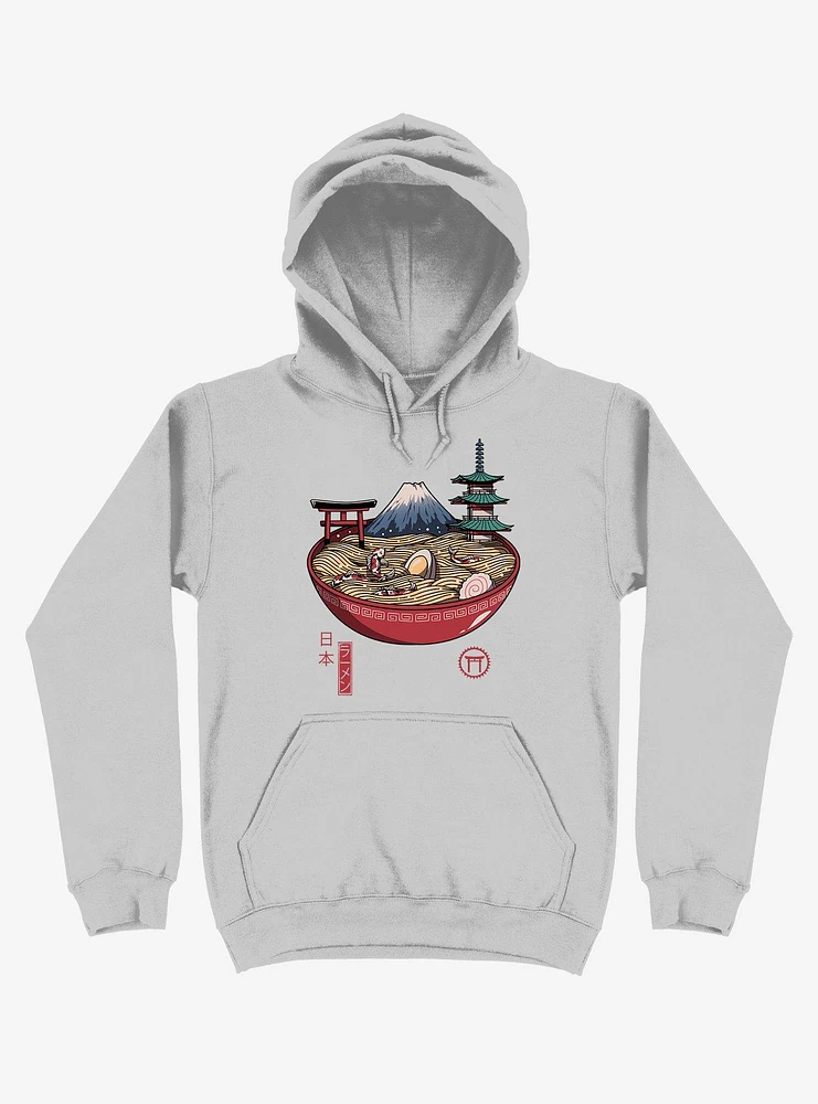 Japanese Ramen Silver Hoodie