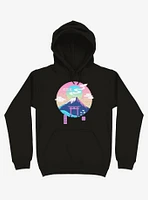 Fuji Wave Black Hoodie