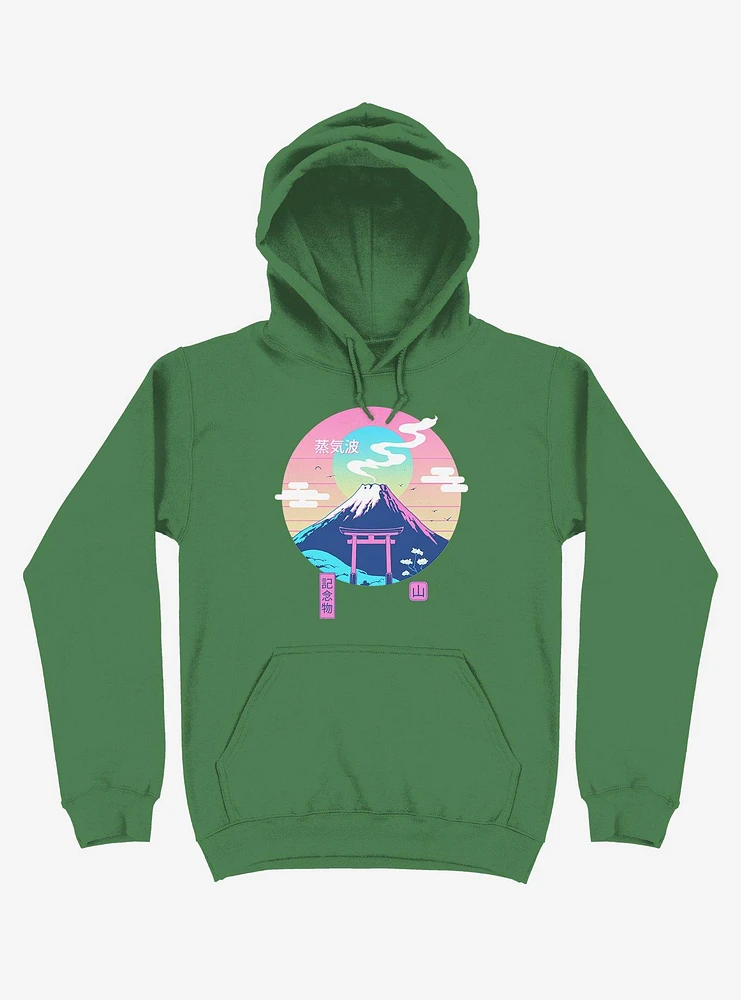 Fuji Wave Kelly Green Hoodie