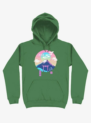 Fuji Wave Kelly Green Hoodie