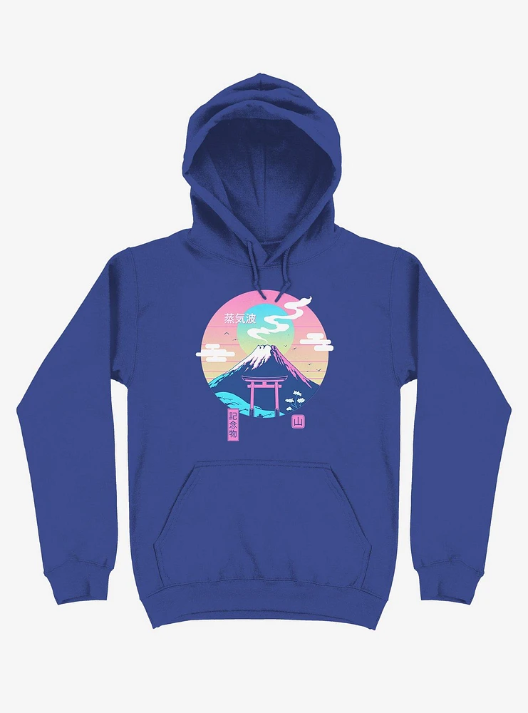 Fuji Wave Royal Blue Hoodie