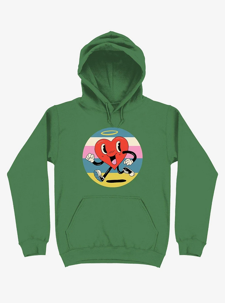 Grateful Heart Kelly Green Hoodie