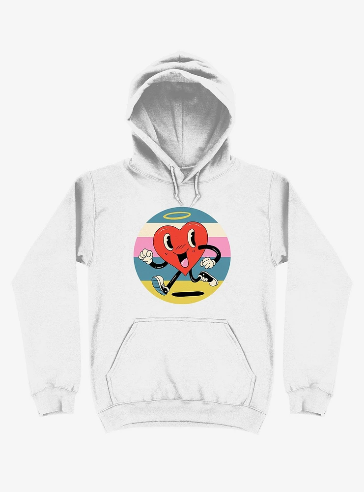 Grateful Heart White Hoodie