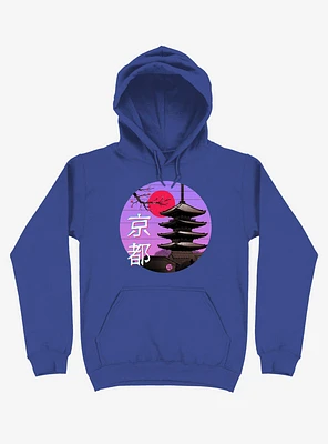 Kyoto Wave Royal Blue Hoodie