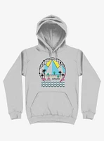 Land Of The Bold And Abstract Silver Hoodie