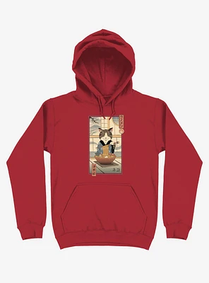 Cat Neko Ramen Ukiyo-e Hoodie