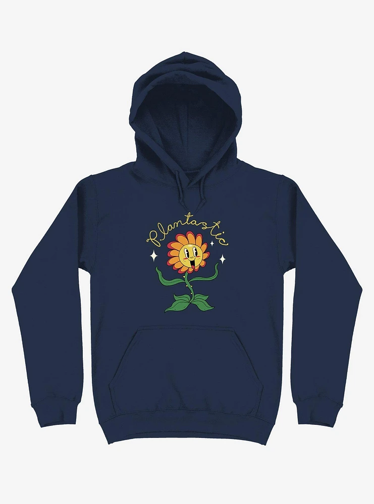 Plantastic Day! Navy Blue Hoodie