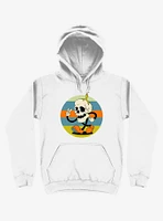 Skull Candle Boy White Hoodie